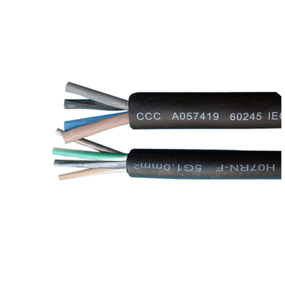                    Electric Industrial Welding Cable 6AWG to 500mcm Rubber Sheathed Flexible Copper             