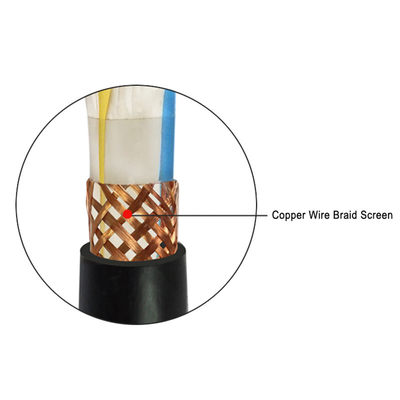                    Control Cable Multi-Core Copper Wire Braid Screen Kvvrp-0.6/1kv 7X2.5 Sqmm             